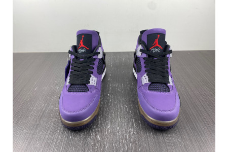 Jordan 4 Retro Travis Scott Purple (Friends and Family) 766296 LN4