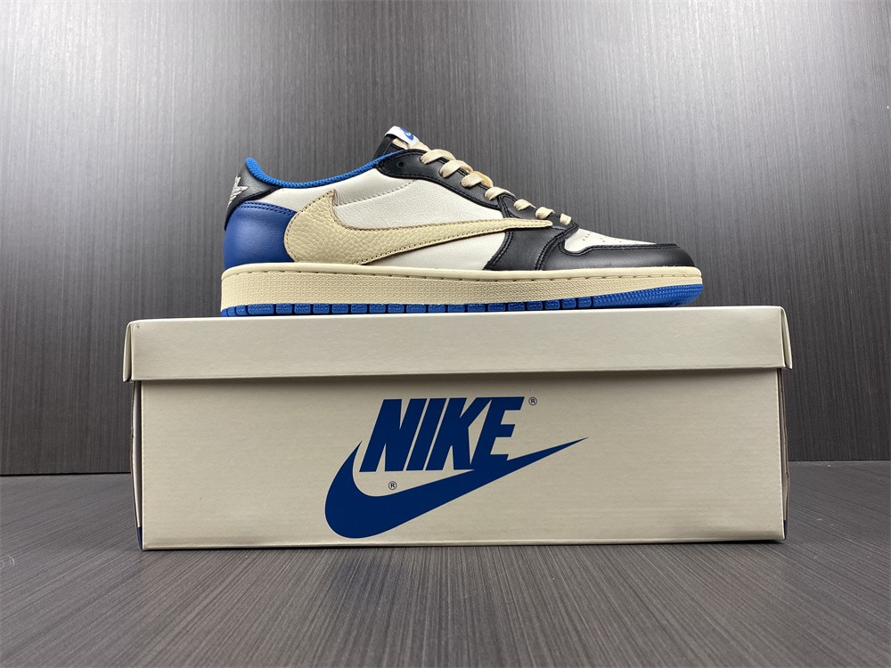 Fragment Design x Travis Scott x Air Jordan 1 Retro Low DM7866-140