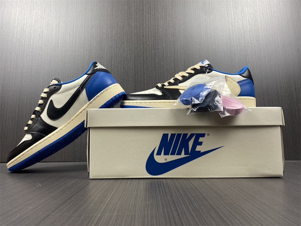 Fragment Design x Travis Scott x Air Jordan 1 Retro Low DM7866-140
