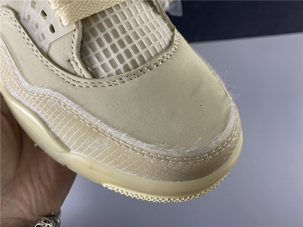 Off-White x Air Jordan 4 Sail CV9388-100
