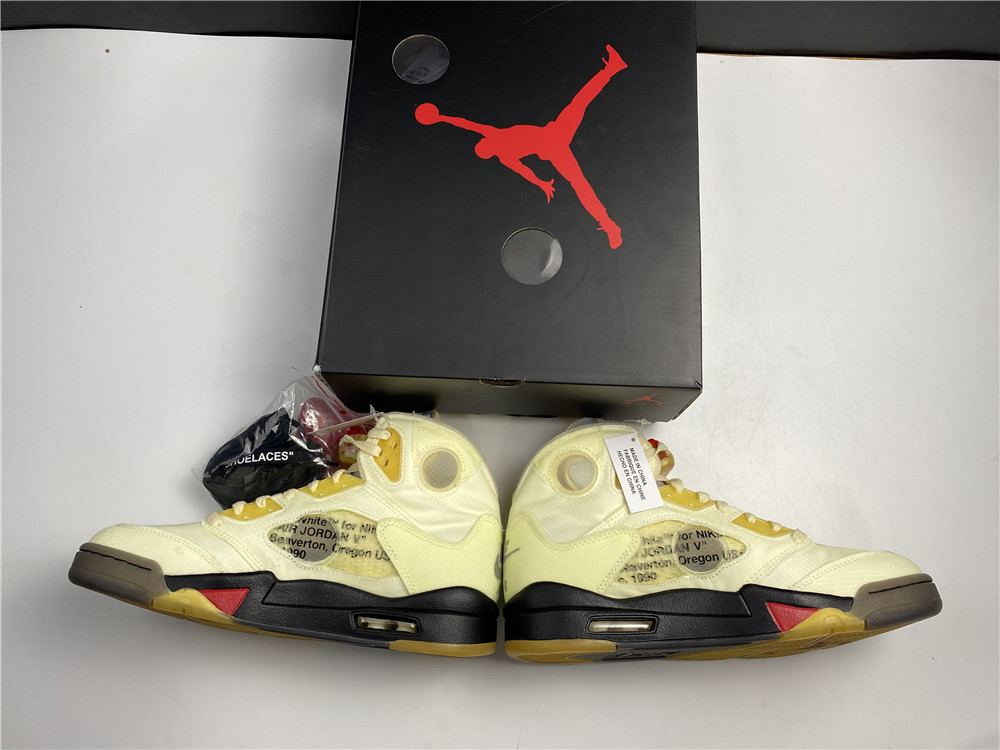 Jordan 5 Retro Off-White Sail