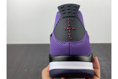 Jordan 4 Retro Travis Scott Purple (Friends and Family) 766296 LN4
