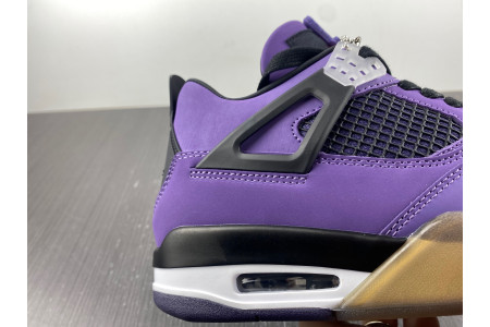 Jordan 4 Retro Travis Scott Purple (Friends and Family) 766296 LN4