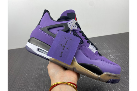 Jordan 4 Retro Travis Scott Purple (Friends and Family) 766296 LN4
