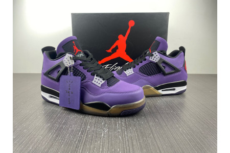 Jordan 4 Retro Travis Scott Purple (Friends and Family) 766296 LN4