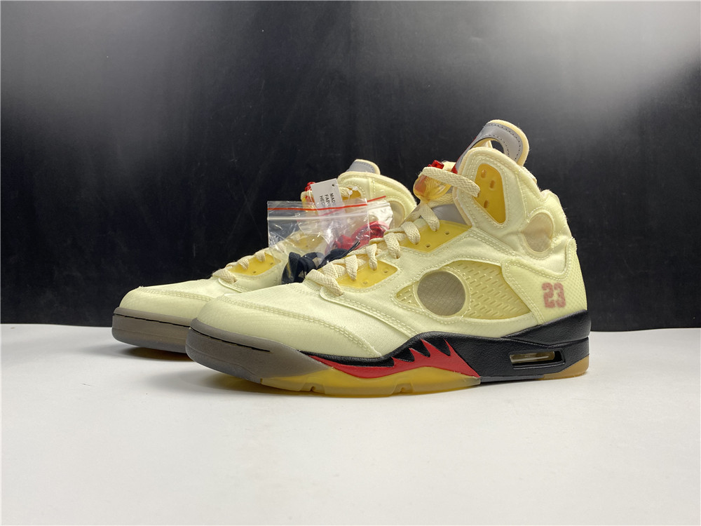 Jordan 5 Retro Off-White Sail