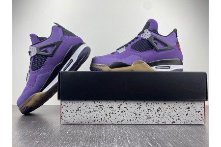 Jordan 4 Retro Travis Scott Purple (Friends and Family) 766296 LN4