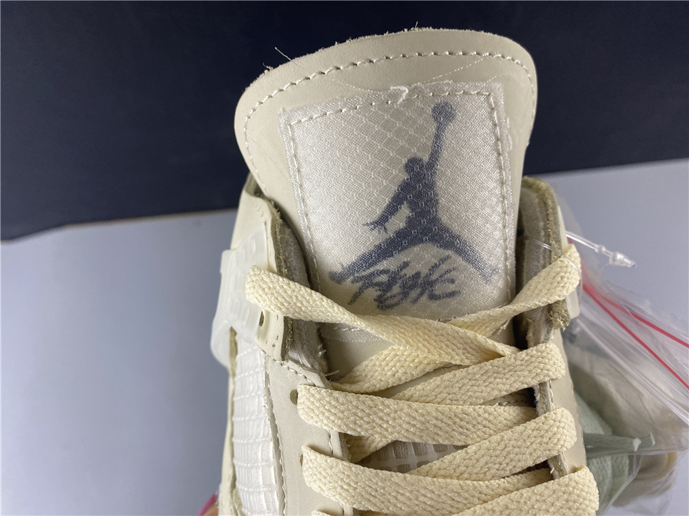 Off-White x Air Jordan 4 Sail CV9388-100