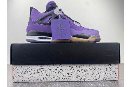 Jordan 4 Retro Travis Scott Purple (Friends and Family) 766296 LN4