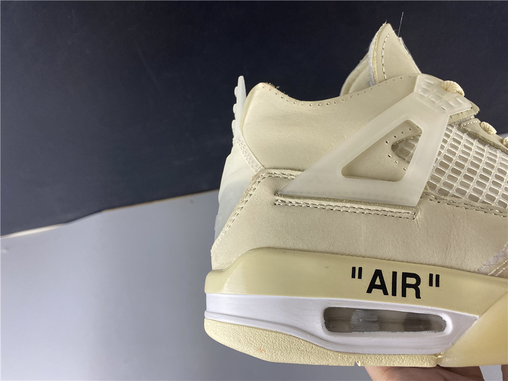 Off-White x Air Jordan 4 Sail CV9388-100