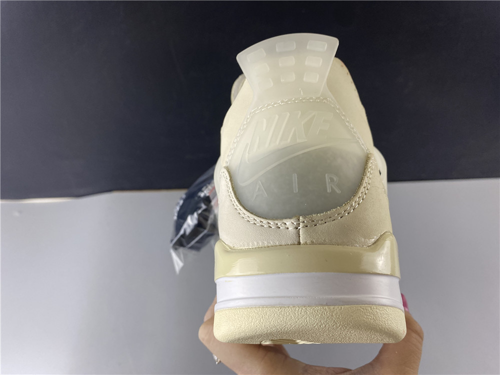 Off-White x Air Jordan 4 Sail CV9388-100