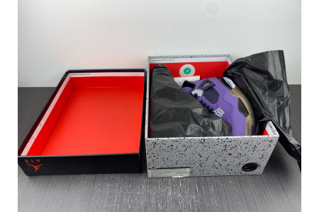 Jordan 4 Retro Travis Scott Purple (Friends and Family) 766296 LN4