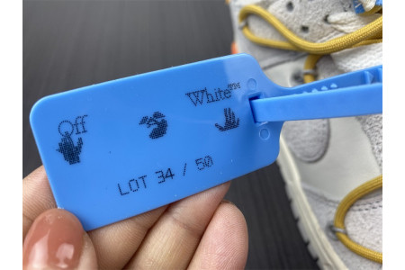 Nike Dunk Low Off-White Lot 34 DJ0950-102
