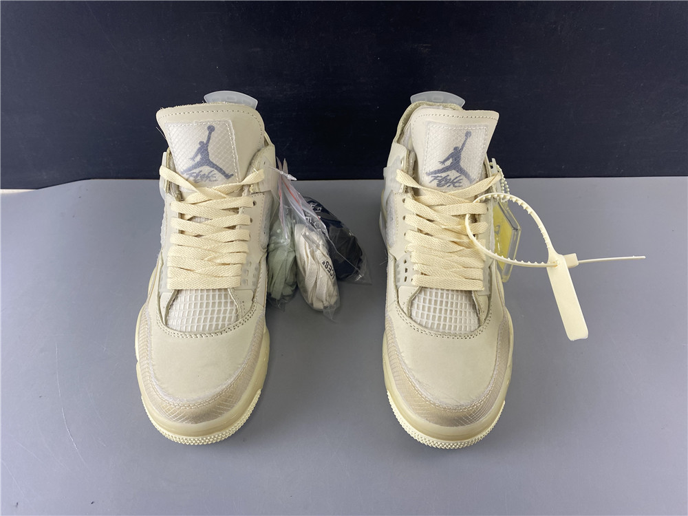 Off-White x Air Jordan 4 Sail CV9388-100