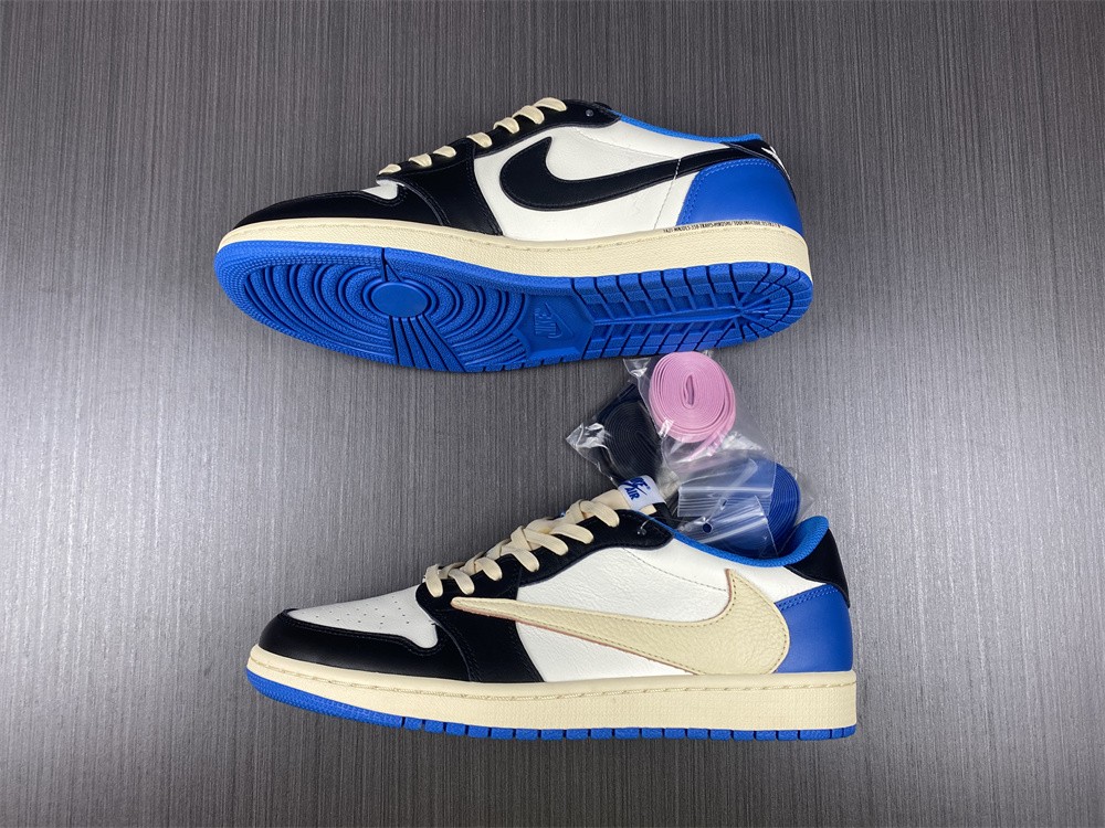 Fragment Design x Travis Scott x Air Jordan 1 Retro Low DM7866-140