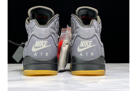 Off-White x Air Jordan 5 Black CT8480-001