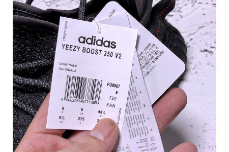 Adidas Yeezy Boost 350 V2 Static Black (Reflective) – FU9007
