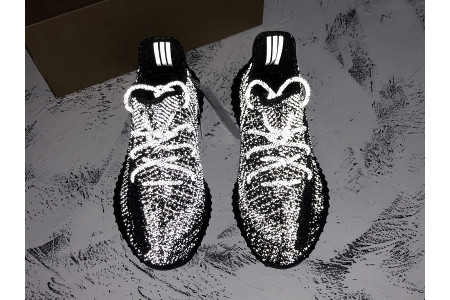 Adidas Yeezy Boost 350 V2 Static Black (Reflective) – FU9007