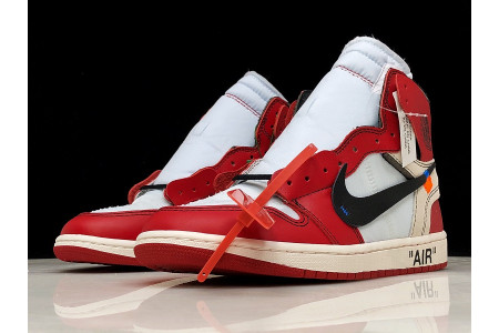 Off-White Air Jordan 1 Retro Chicago The Ten AA3834-101