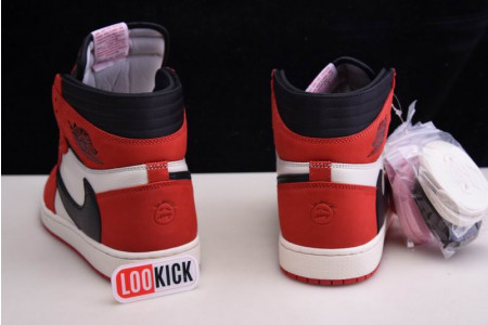 TRAVIS SCOTT X AIR JORDAN 1 RETRO HIGH OG – CD4487 100(RED)