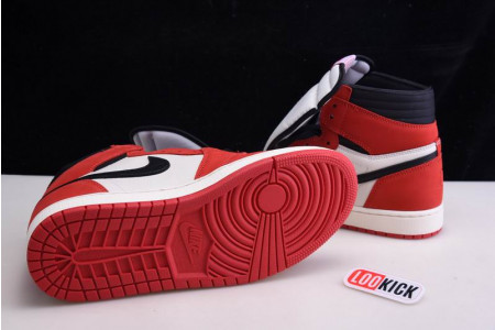 TRAVIS SCOTT X AIR JORDAN 1 RETRO HIGH OG – CD4487 100(RED)