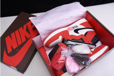 TRAVIS SCOTT X AIR JORDAN 1 RETRO HIGH OG – CD4487 100(RED)