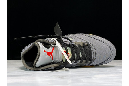 Off-White x Air Jordan 5 Black CT8480-001