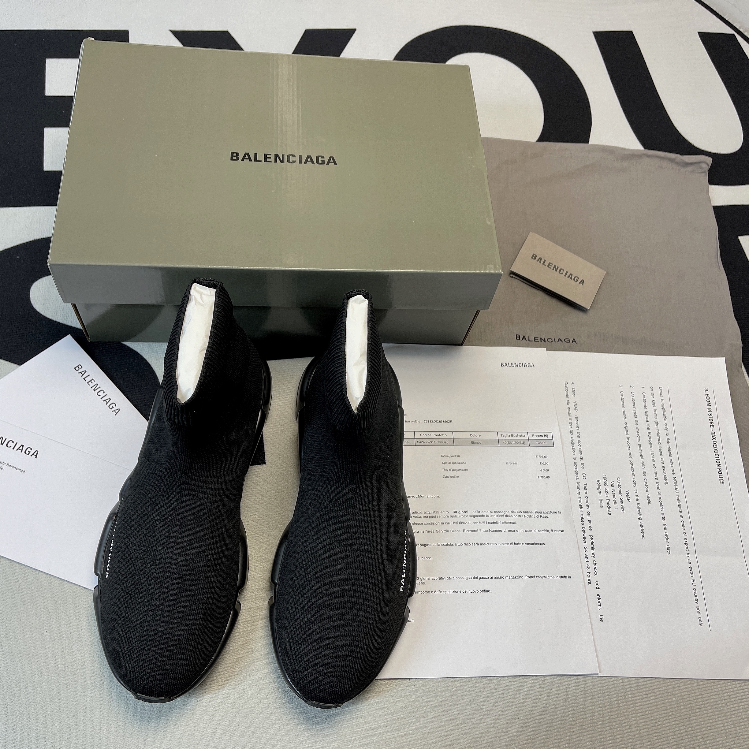 Balenciaga Speed 2021 Black
