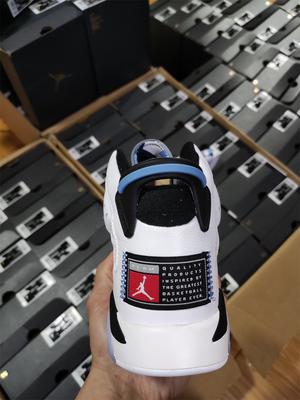 Jordan 6 Retro UNC White