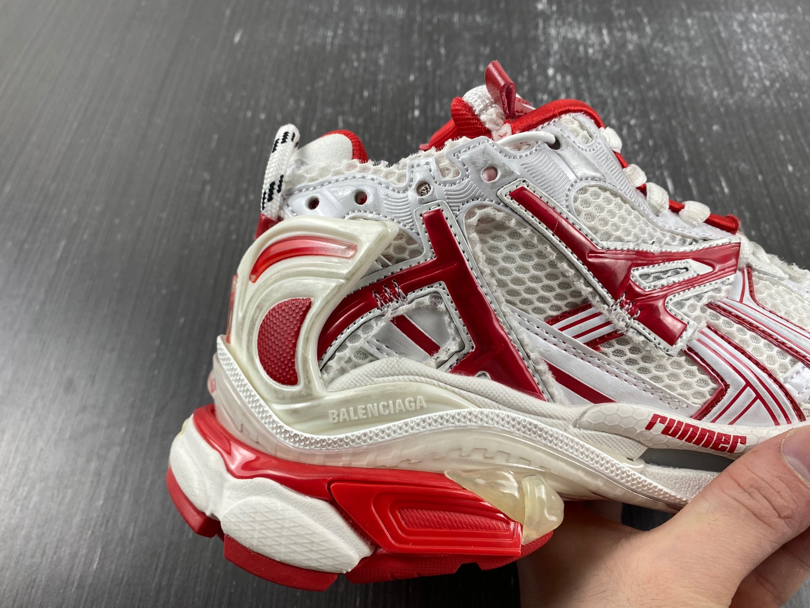 Balenciaga Runner Red White