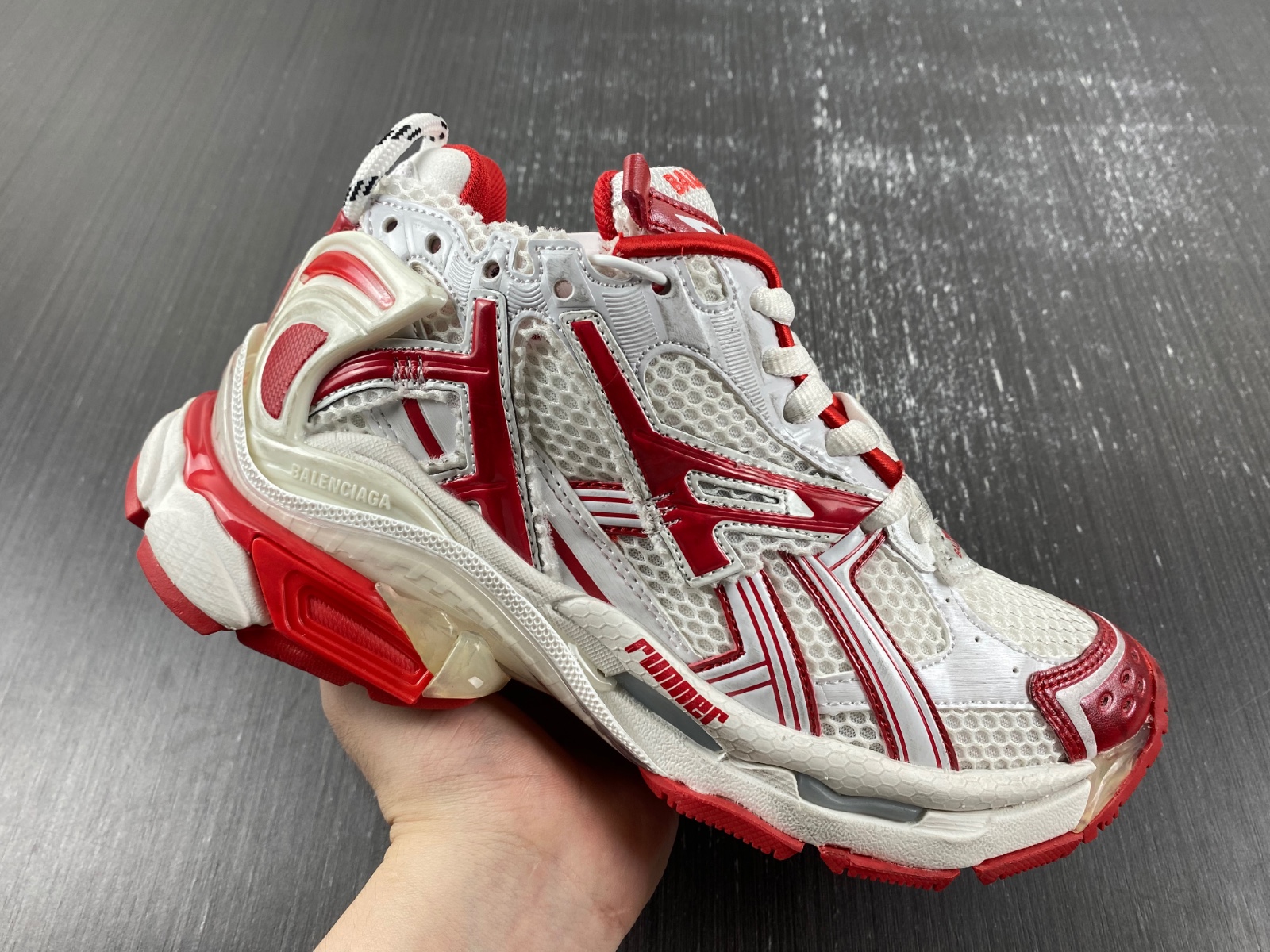 Balenciaga Runner Red White