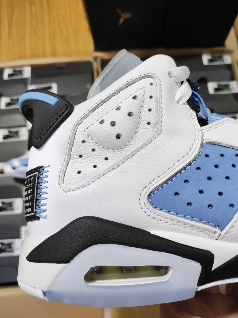 Jordan 6 Retro UNC White