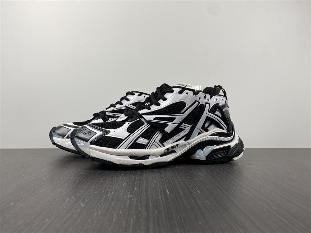 Balenciaga Runner White Black White