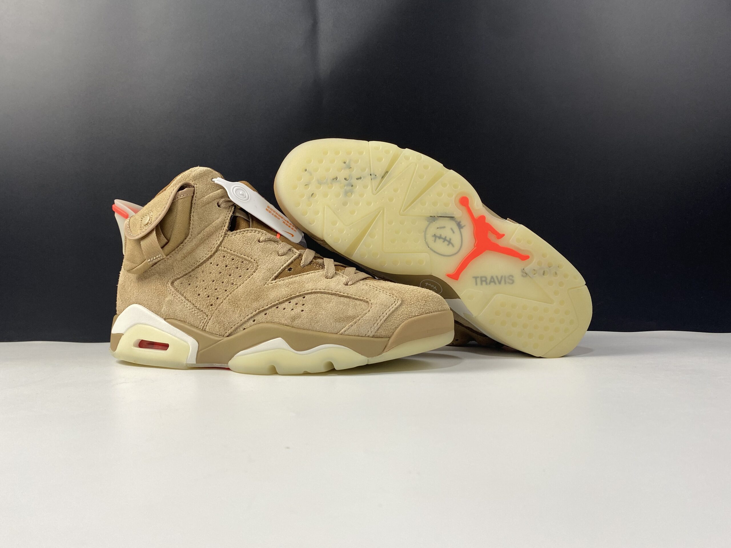 AIR JORDAN 6 RETRO TRAVIS SCOTT BRITISH KHAKI DH0690-200