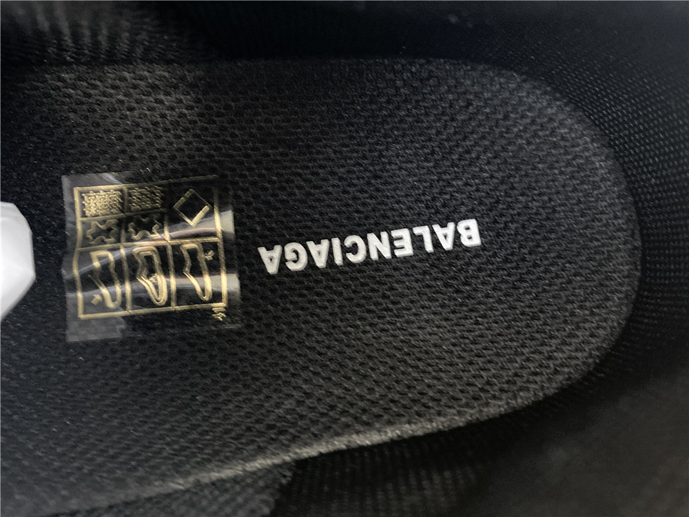 Balenciaga Triple S Allover Logo Black