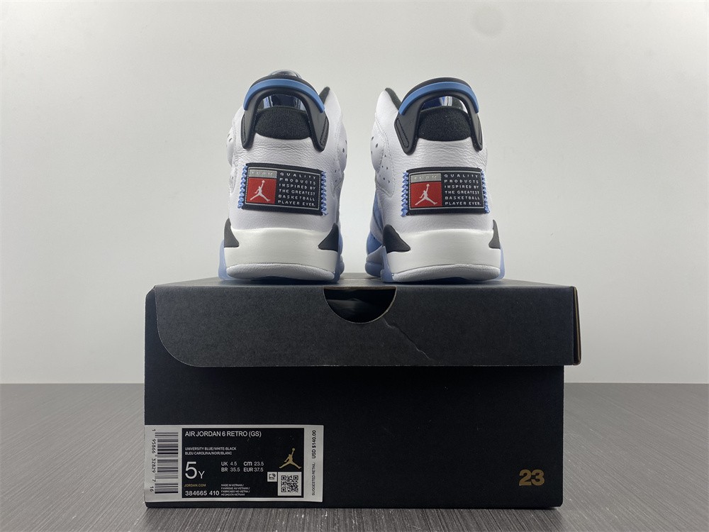 Jordan 6 Retro UNC White