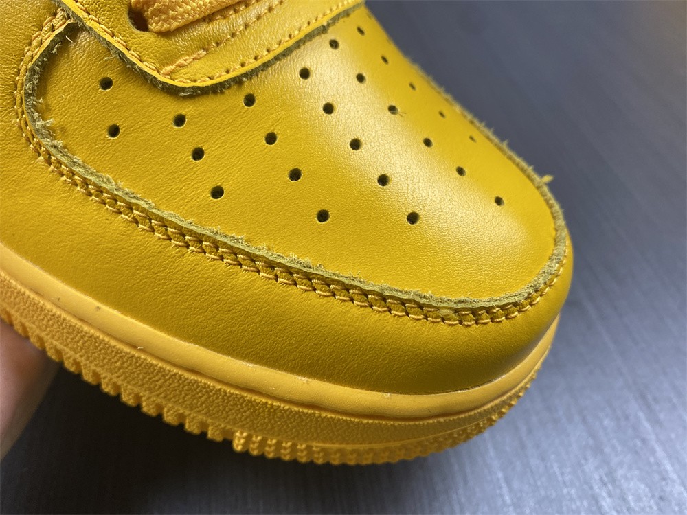 Nike Air Force 1 Low OFF-WHITE University Gold Metallic Silver