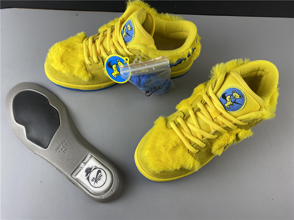 Nike SB Dunk Low Grateful Dead Bears Opti Yellow