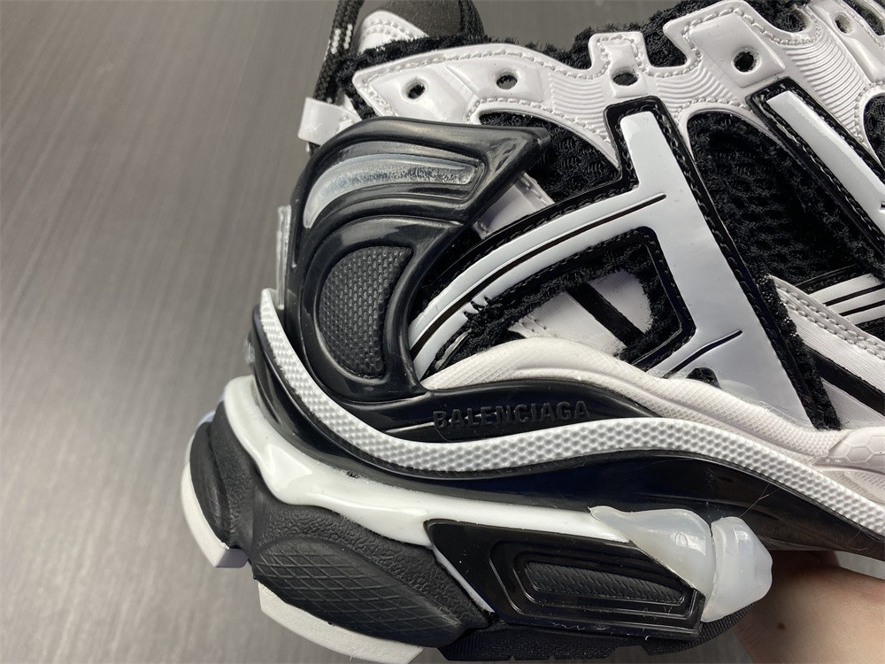 Balenciaga Runner White Black White