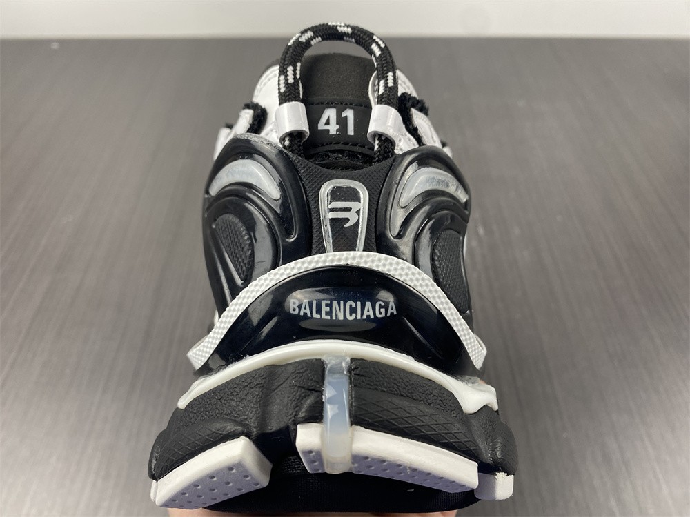 Balenciaga Runner White Black White