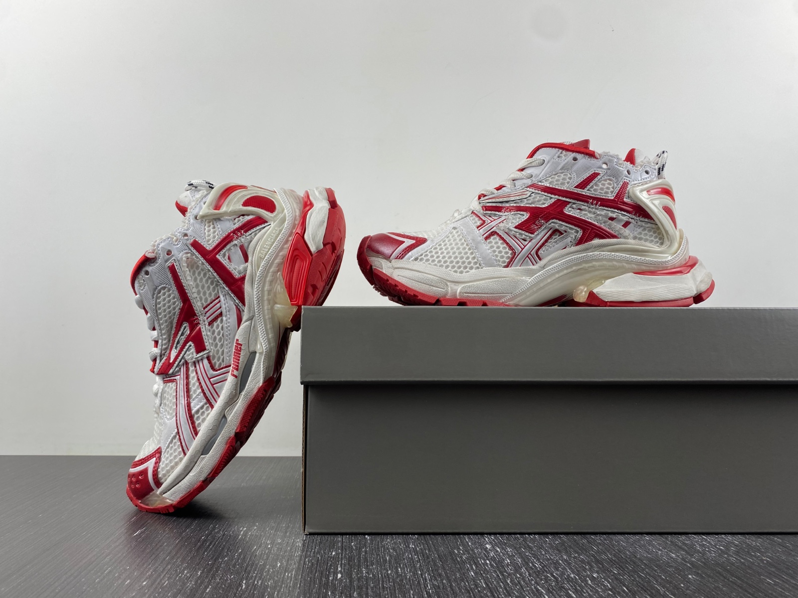 Balenciaga Runner Red White