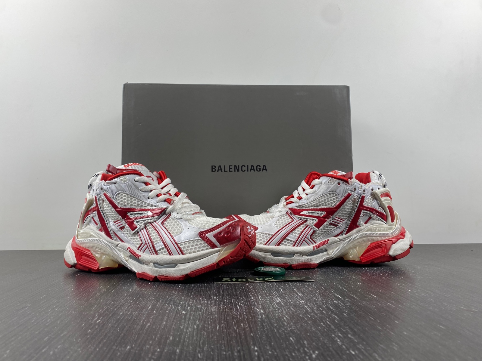 Balenciaga Runner Red White