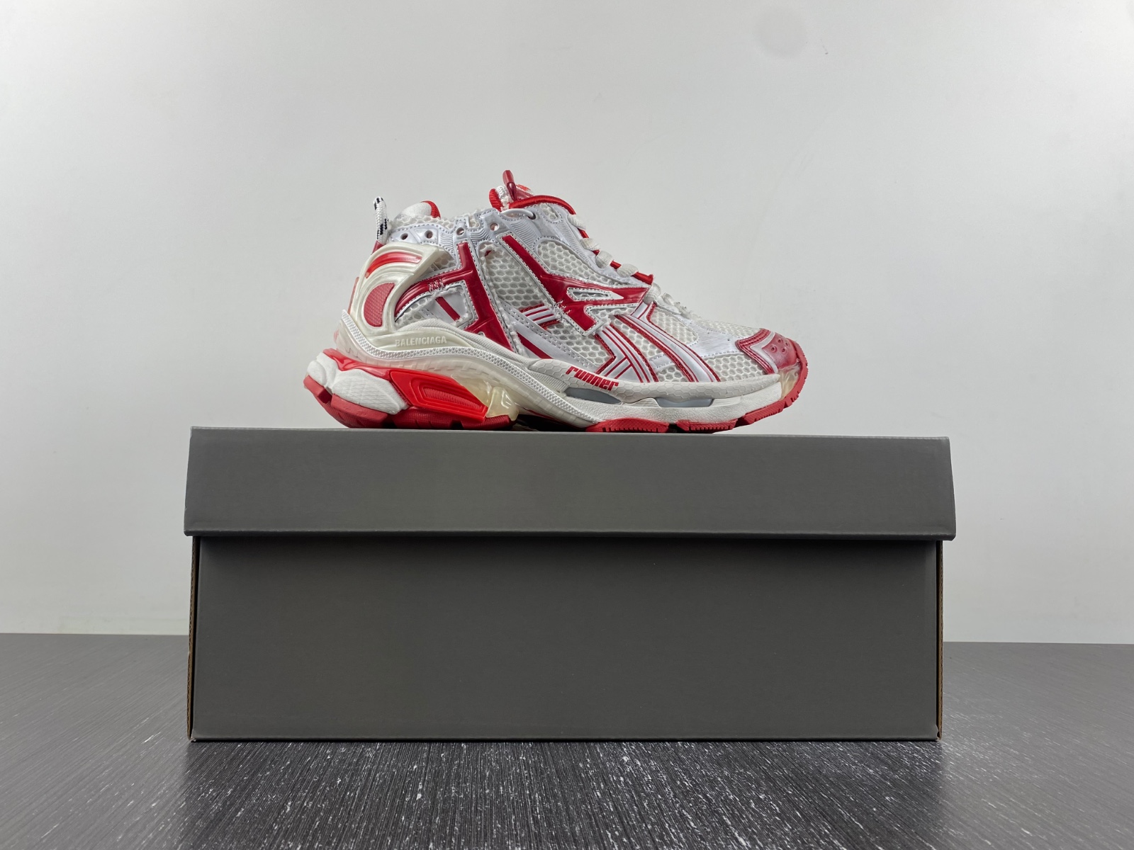 Balenciaga Runner Red White