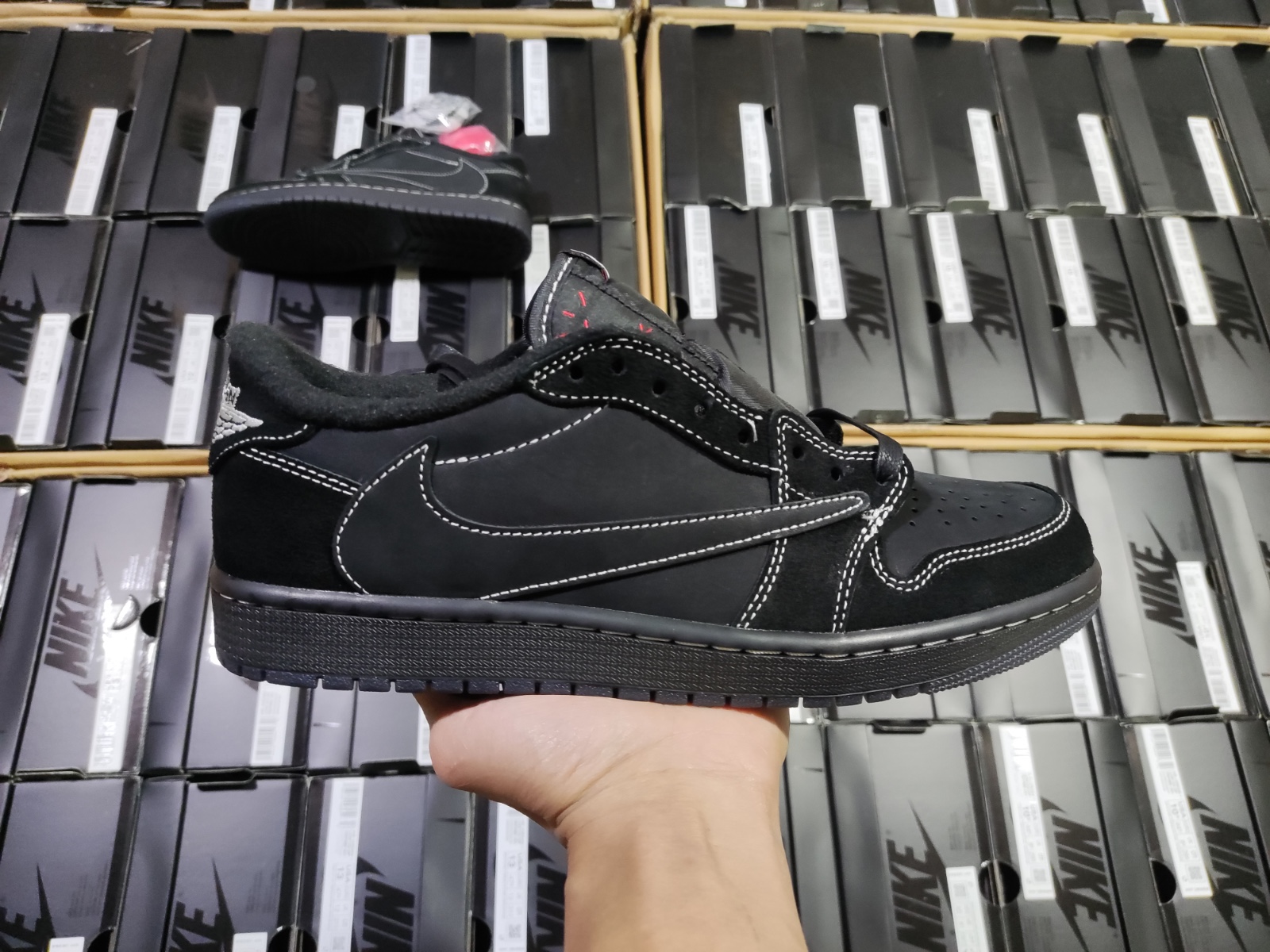 Jordan 1 Retro Low OG SP Travis Scott Black Phantom