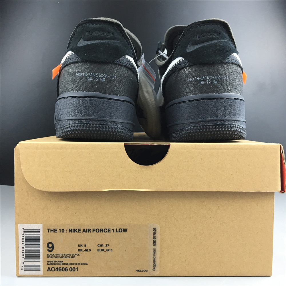 Nike Air Force 1 Low Off-White Black White