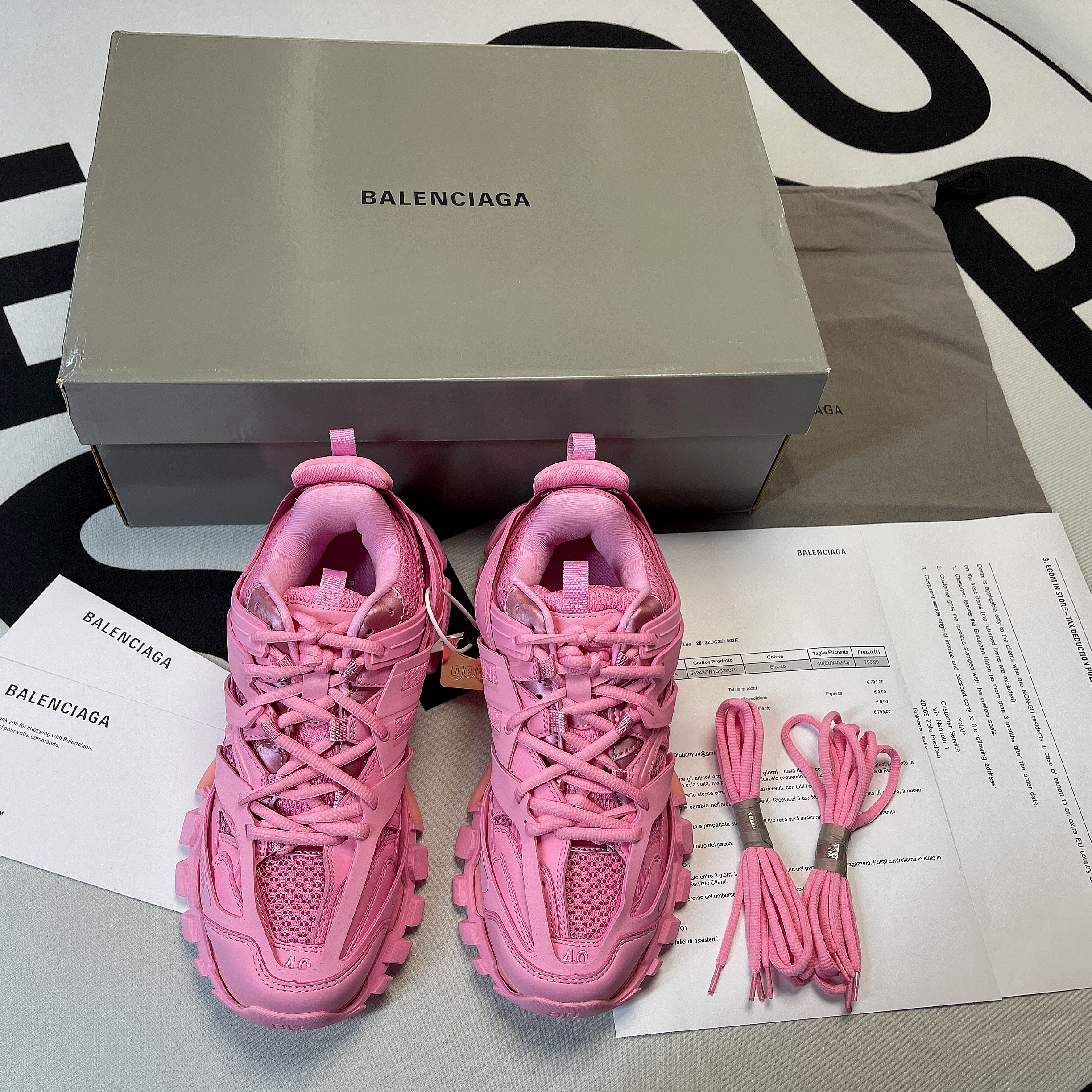 Balenciaga Track Trainer Pink