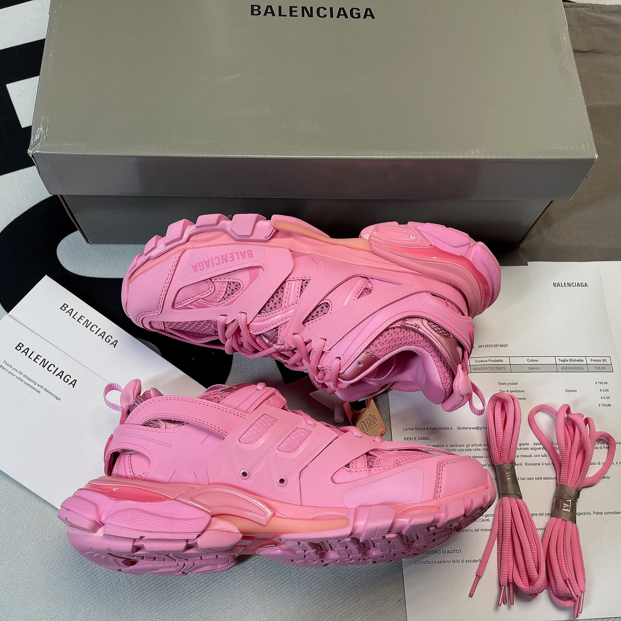 Balenciaga Track Trainer Pink