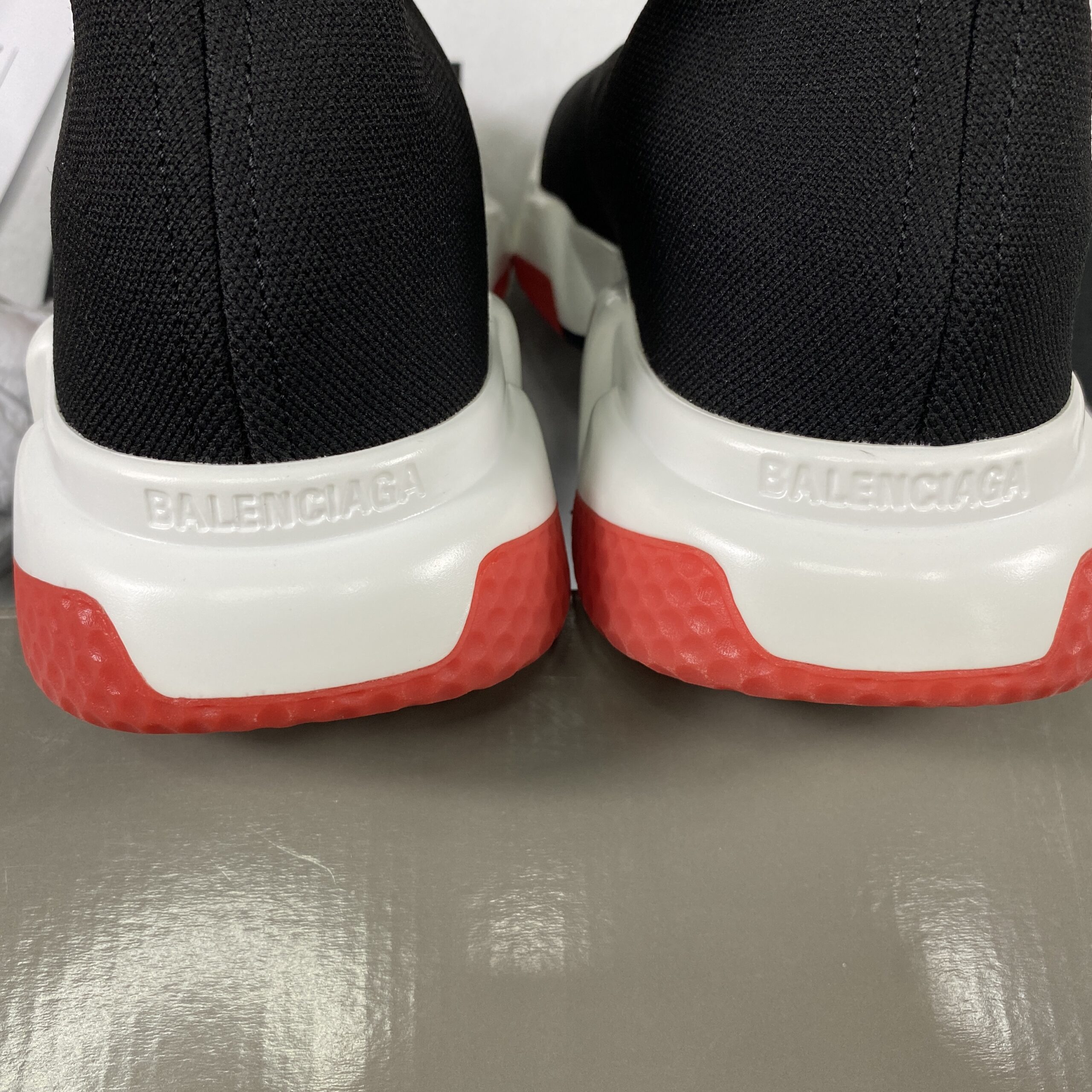 Balenciaga Speed Trainer Mid Black Red