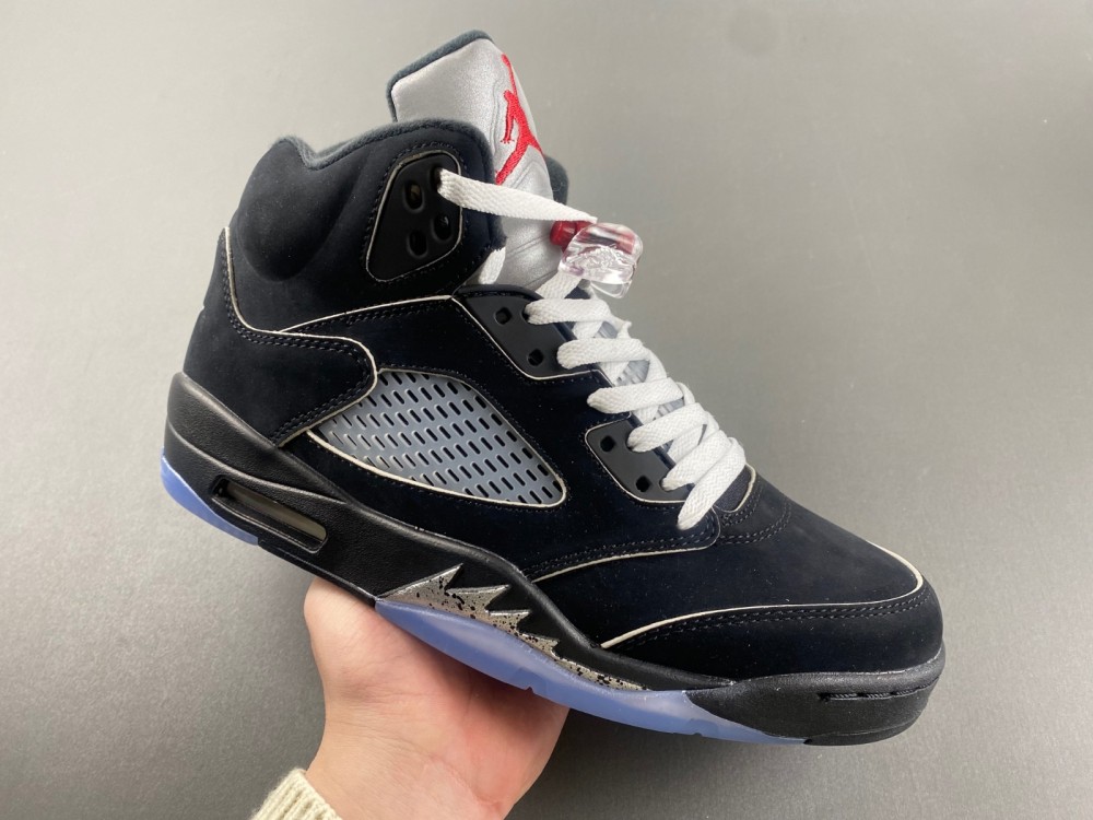 Jordan 5 Black Metallic Reimagined